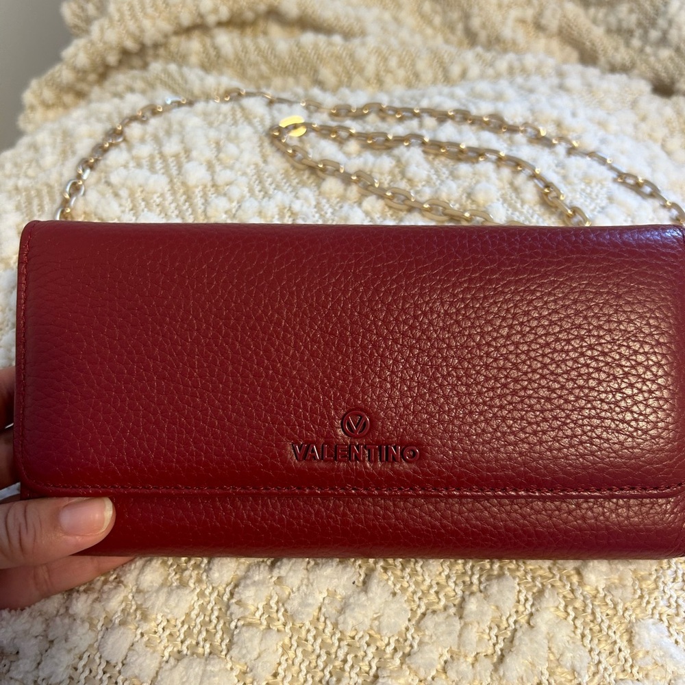 Mario Valentino - Leather Wallet On Chain